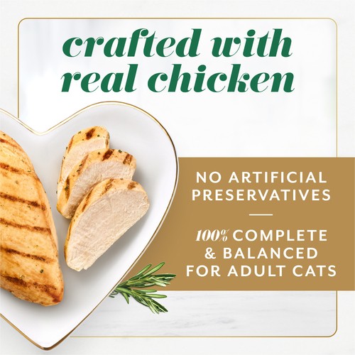 Fancy Feast Gems Wet Cat Food Mousse Paté With Chicken 2 x 57 g