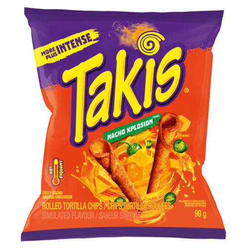 Takis Tortilla Chips Xplosion Zesty Nacho Cheese 90 g