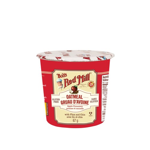 Bob's Red Mill Gluten-Free Oatmeal Cup Apple Cinnamon 67 g