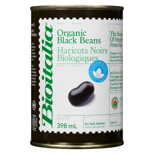 Bioitalia Organic Beans Black 398 ml