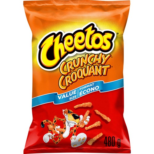 Cheetos Crunchy Snacks Cheese Flavoured Value Size 480 g