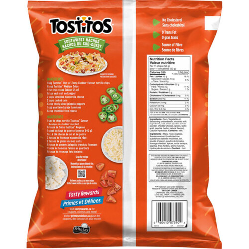 Tostitos Tortilla Chips Hint Of Zesty Cheddar 245 g