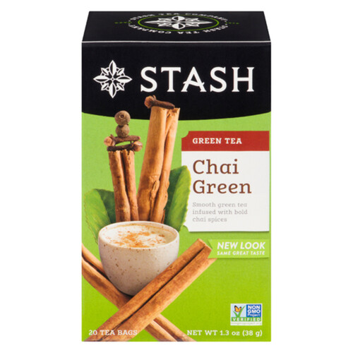 Stash Green Tea Chai Green 20 Tea Bags