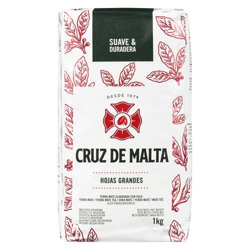 Cruz De Malta Herbal Tea Yerba Mate 1 kg 