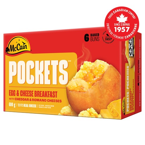McCain Breakfast Pockets Egg and Cheese 6 x 100 g