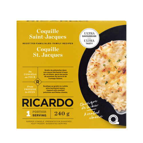 RICARDO Frozen Seafood Coquille St. Jacques 240 g