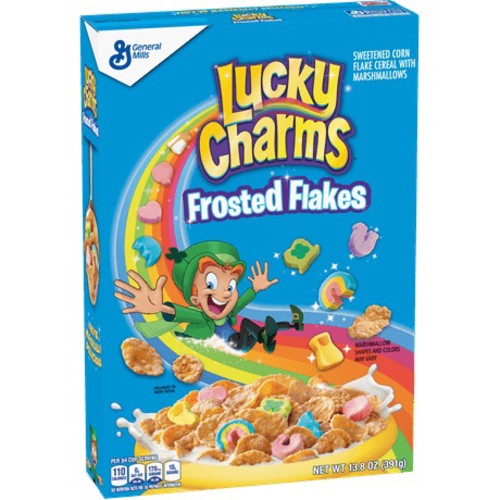 General Mills Lucky Charms Frosted Flakes Cereal 391 g