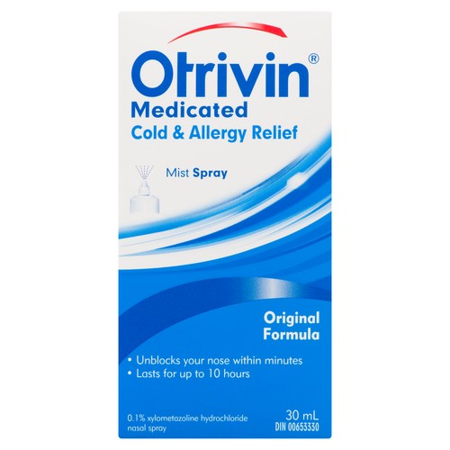 Otrivin 0.1% Nasal Spray 30 ml