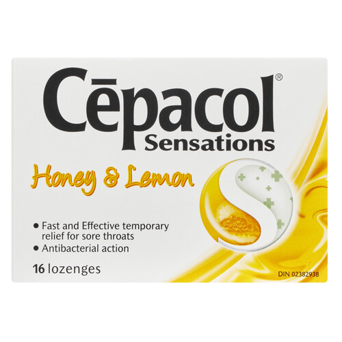 Cepacol Lozenges Honey & Lemon 16 Count