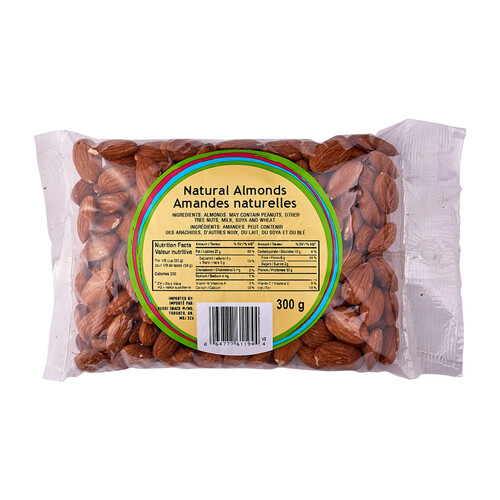 Johnvince Foods Natural Non Pareil Supreme Almonds 300 g