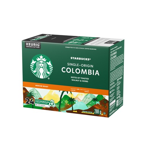 Starbucks Coffee Keurig Coffee Pods Single Origin Colombia 288 g