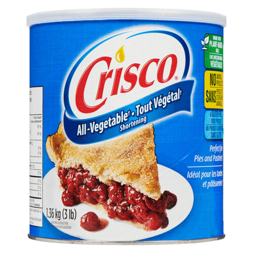 Crisco All Vegetable Shortening 1.36 kg