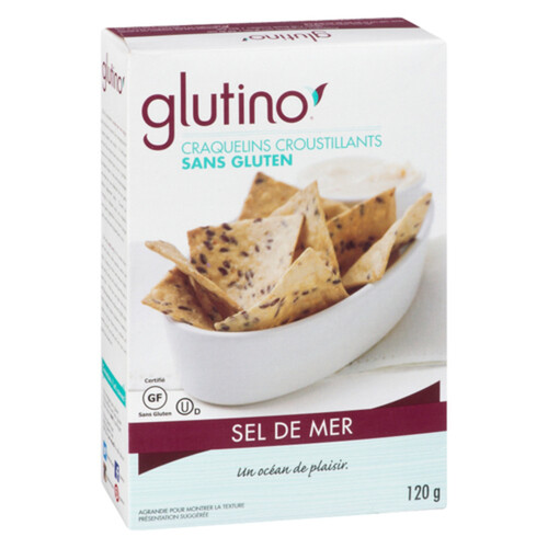 Glutino Sea Salt Gluten-Free Crackers 120 g