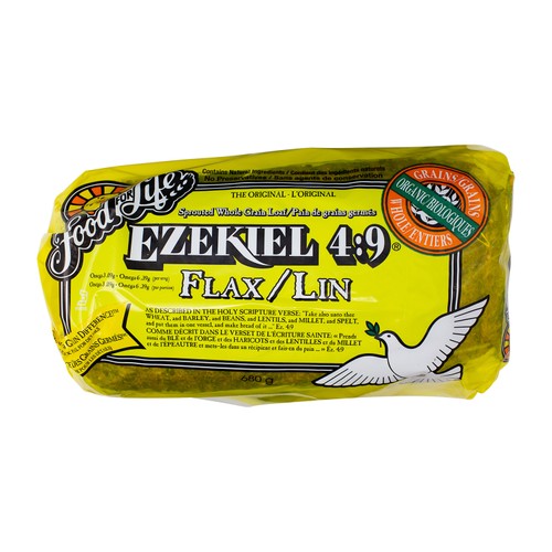 Foods For Life Bread Flax Sprouted Whole Grain 680 g (frozen)