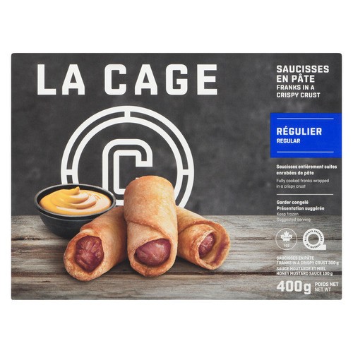 La Cage Frozen Franks In Crispy Crust 400 g