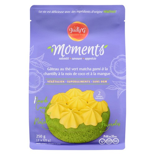 Judy G Gluten-Free Vegan Frozen Cake Matcha Green Tea 250 g