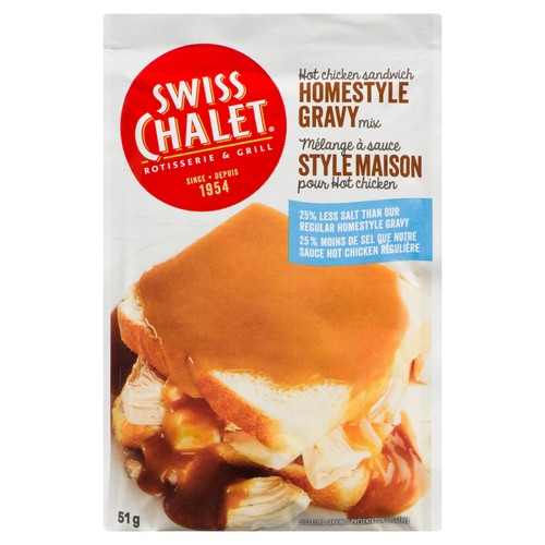 Swiss Chalet Less Salt Hot Chicken Sandwich Homestyle Gravy Mix 51 g