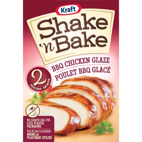 Kraft Shake 'N Bake Coating Mix Bbq Chicken Glaze 184 g