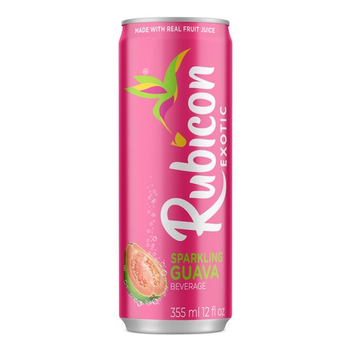 Rubicon Juice Sparkling Guava 4 x 355 ml (cans)