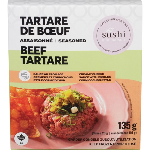Sushi A La Maison Frozen Beef Tartare Cheese Sauce With Dill Pickle 135 g