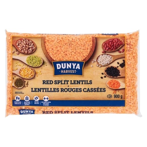 Dunya Harvest Split Lentils Red 900 g