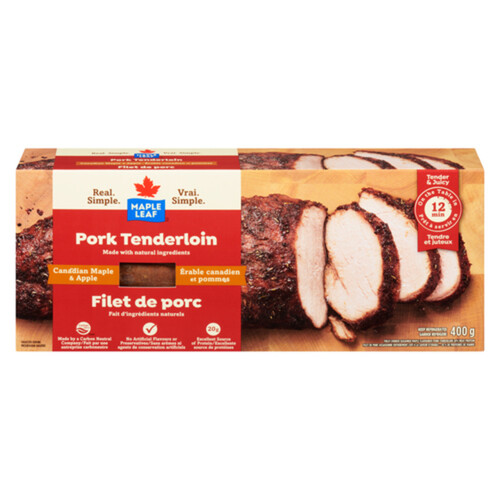 Maple Leaf Pork Tenderloin Canadian Maple And Apple 400 g