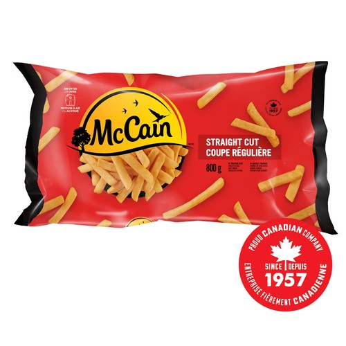 McCain Frozen French Fries Straight Cut 800 g