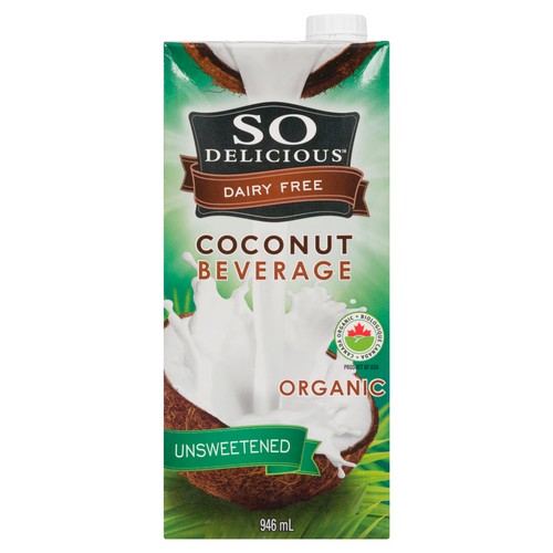 So Delicious Organic Coconut based beverage Unsweetened 946 ml