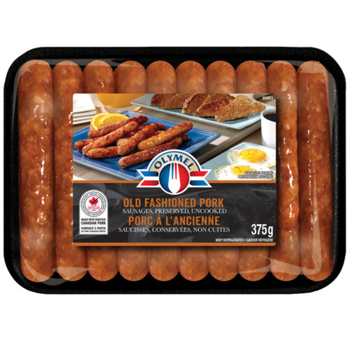 Olymel Frozen Sausage Old Fashioned Pork 375 g