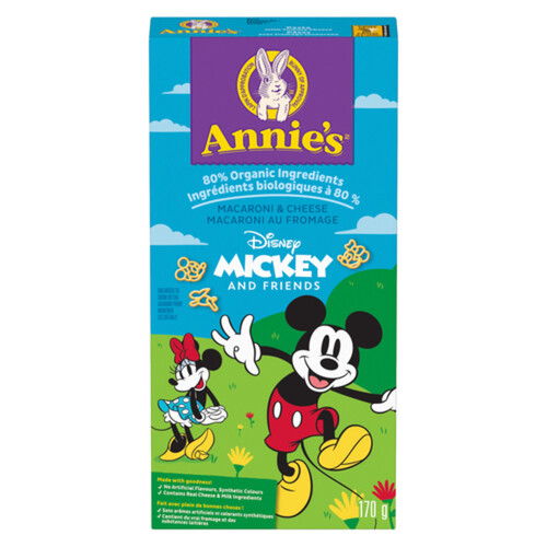 Annie's  Macaroni & Cheese Disney Mickey and Friends With Real Cheddar 170 g