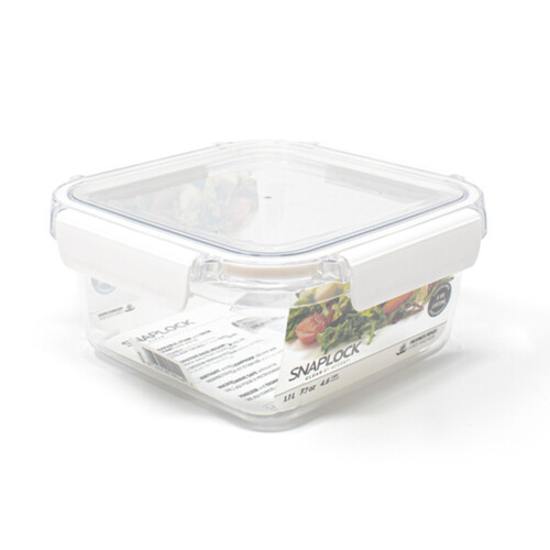 Snaplock Clear Container Square 1.1 L