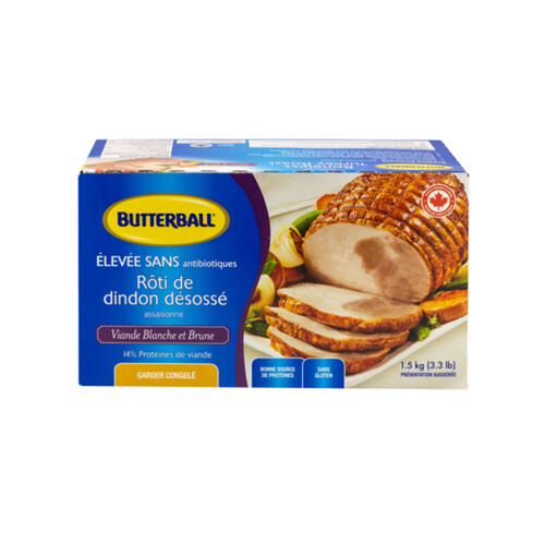 Butterball Frozen Turkey Roast Boneless Seasoned White & Dark 1.5 kg