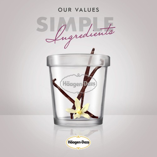 Häagen-Dazs Ice Cream Bars Vanilla Dark Chocolate 3 x 88 ml