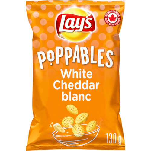 Lay’s Poppables Potato Snacks White Cheddar Flavoured 130 g