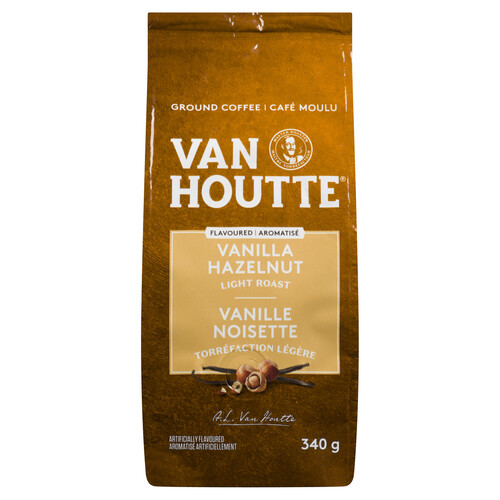 Van Houtte Ground Coffee Light Roast Vanilla Hazelnut 340 g