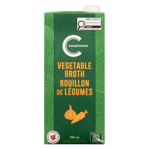Compliments Broth Vegetable 900 ml