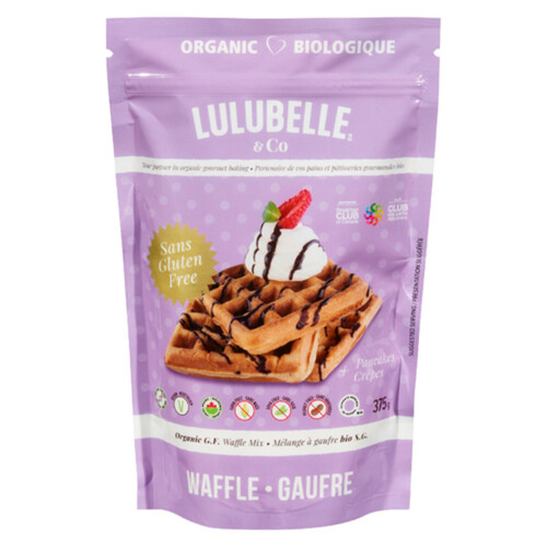 Lulubelle & Co Gluten-Free Organic Waffle Mix 375 g