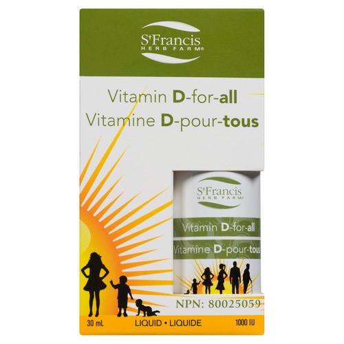 St. Francis Herb Farm Supplements Vitamin D for All 30 ml 