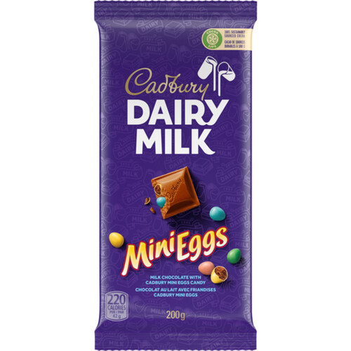 Cadbury Dairy Milk Mini Egg Chocolate Bar 200 g