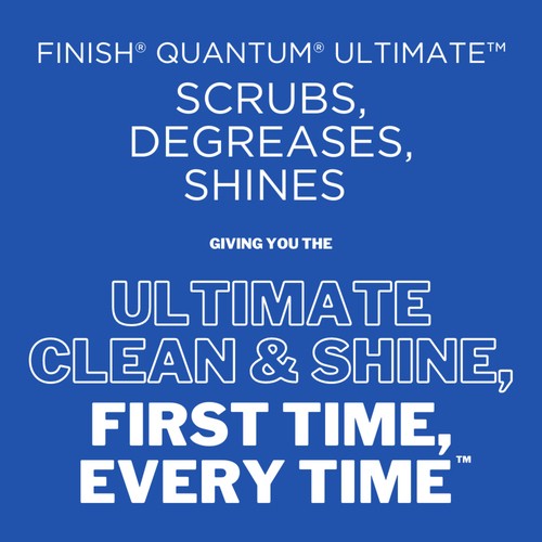 Finish Dishwasher Detergent Quantum Ultimate Lemon Scent 56 Tabs