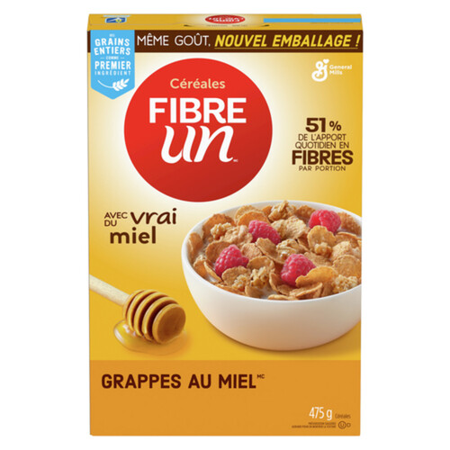 Fibre One Cereal Honey Clusters 475 g - Voilà Online Groceries & Offers
