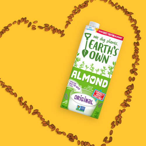 Earth's Own Almond Milk Original Dairy-Free Plant-Based Beverage 946 ml