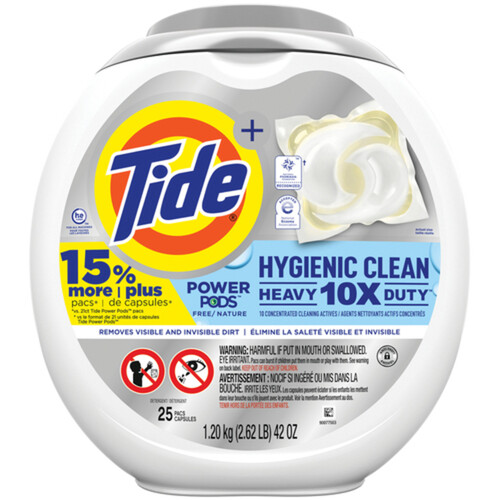 Tide Hygienic Clean Detergent Power Pods 1.2 kg