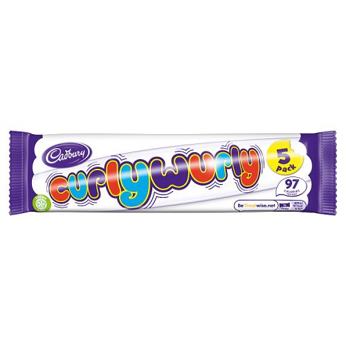 Cadbury Chocolate Bar Curly Wurly 5pk 107.5 g