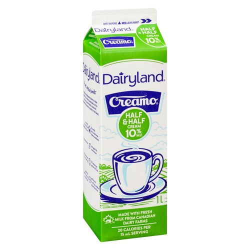 Dairyland 10% Cream Half & Half 1 L