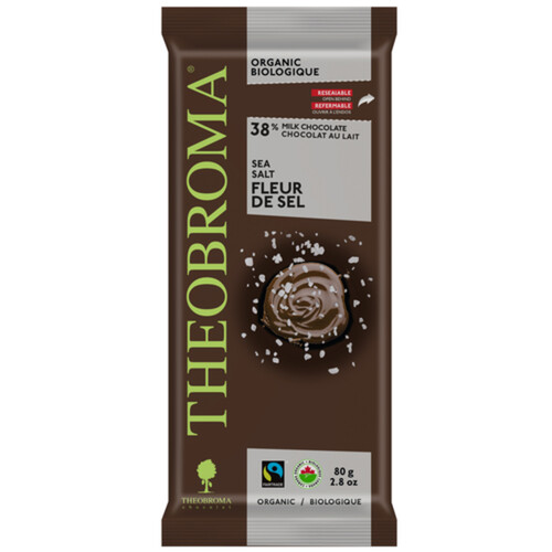 Theobroma Creamy 38% Milk Chocolate 80 g - Voilà Online Groceries
