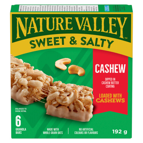 Nature Valley Granola Bars Sweet & Salty Chewy Cashew 192 g