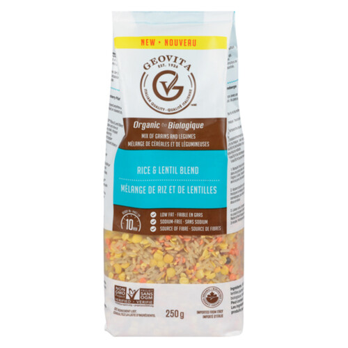 Geovita Organic Grains Rice & Lentil Blend 250 g