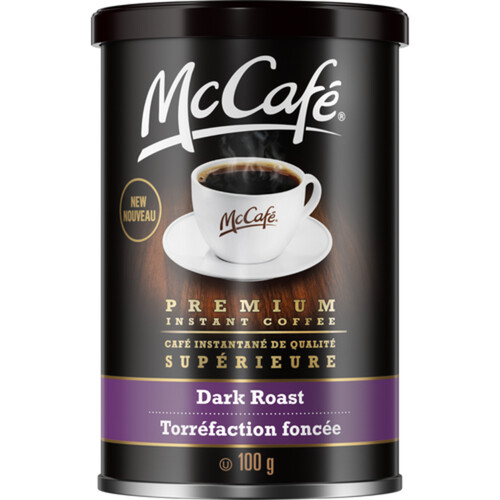 McCafé Premium Instant Coffee Dark Roast 100 g