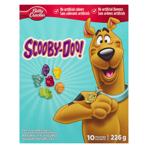 Betty Crocker Scooby Doo Snacks Fruit Flavoured S 226 g